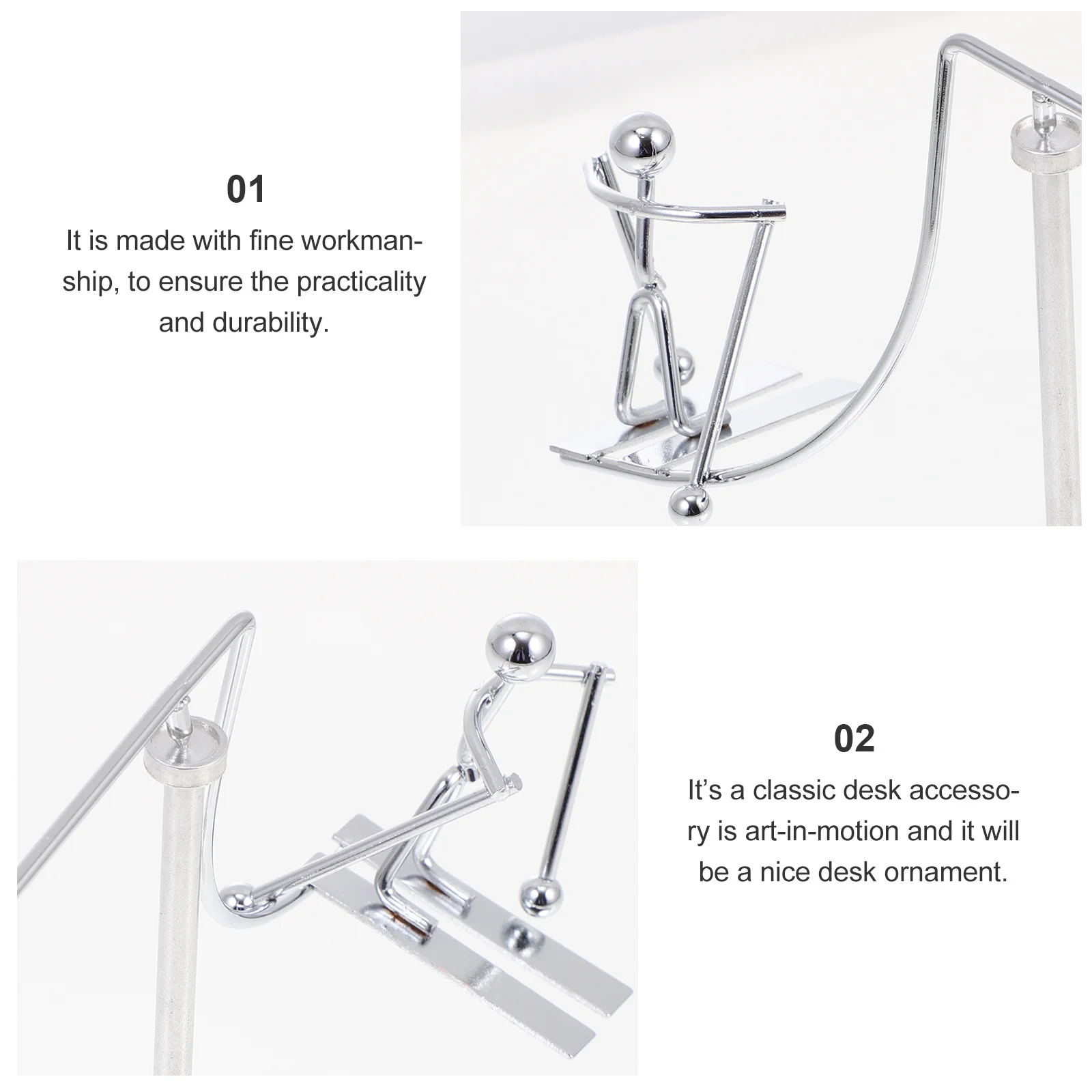 Skiing Man Alloy Balance Man Desktop Ornament Office Home Classic Desk Decoration Perpetual Motion Balance Tumbler 
Skiing Man Alloy Balance Man Desktop Ornament Office Home Classic Desk Decoration Perpetual Motion Balance Tumbler