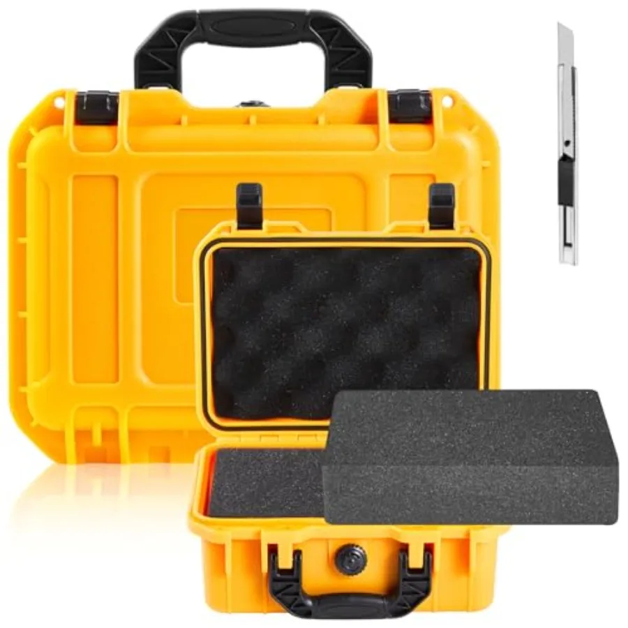 1 Pcs Waterproof Hard Case with DIY Customizable Foam Insert Portable Protective Case with Knife for Camera Drones Equipments T
1 Pcs Waterproof Hard Case with DIY Customizable Foam Insert Portable Protective Case with Knife for Camera Drones Equipments T
