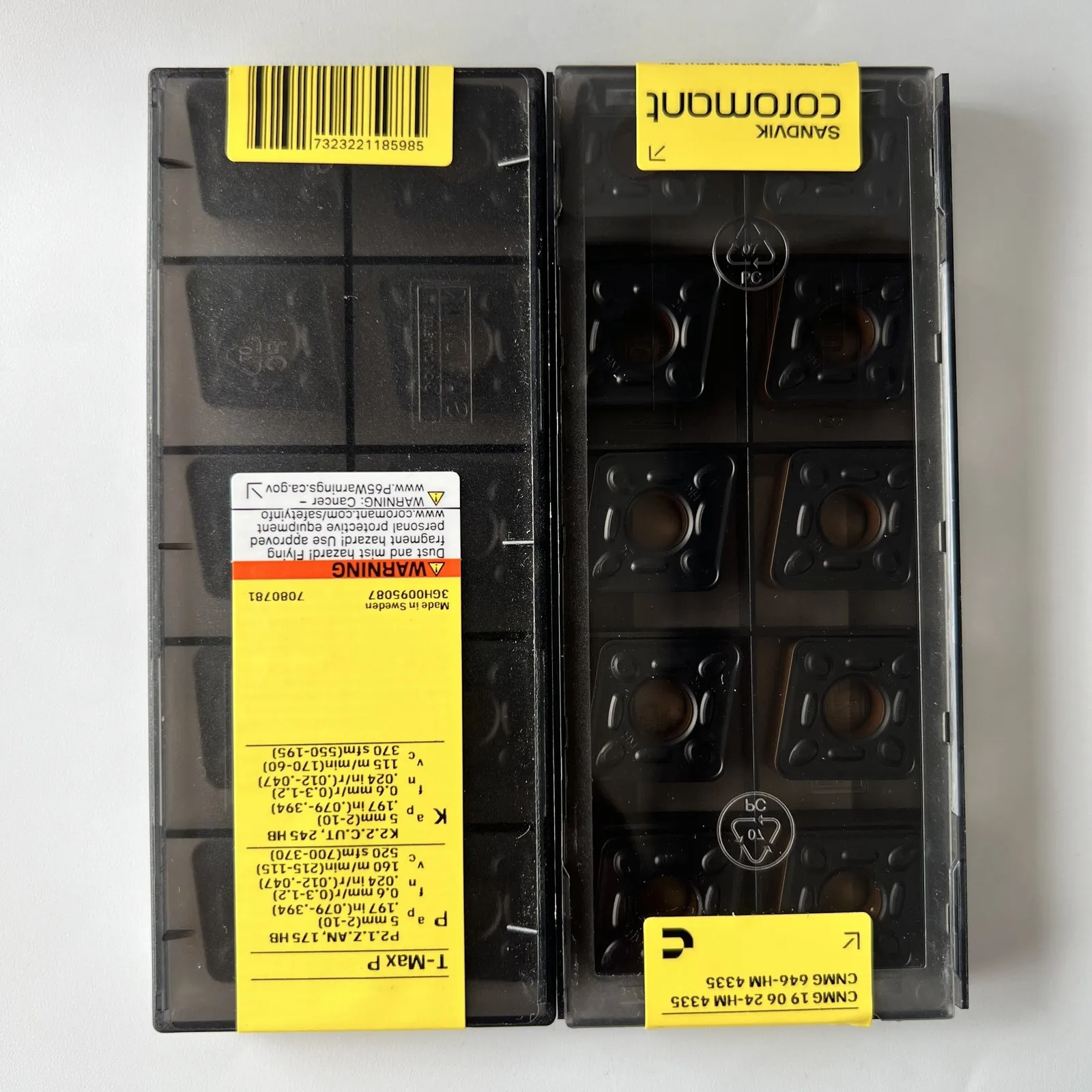 SANDVIK / CNMG190624-HM 4335 / Оригинальные шведские твердосплавные пластины, 10 шт.
SANDVIK / CNMG190624-HM 4335 / Оригинальные шведские твердосплавные пластины, 10 шт.