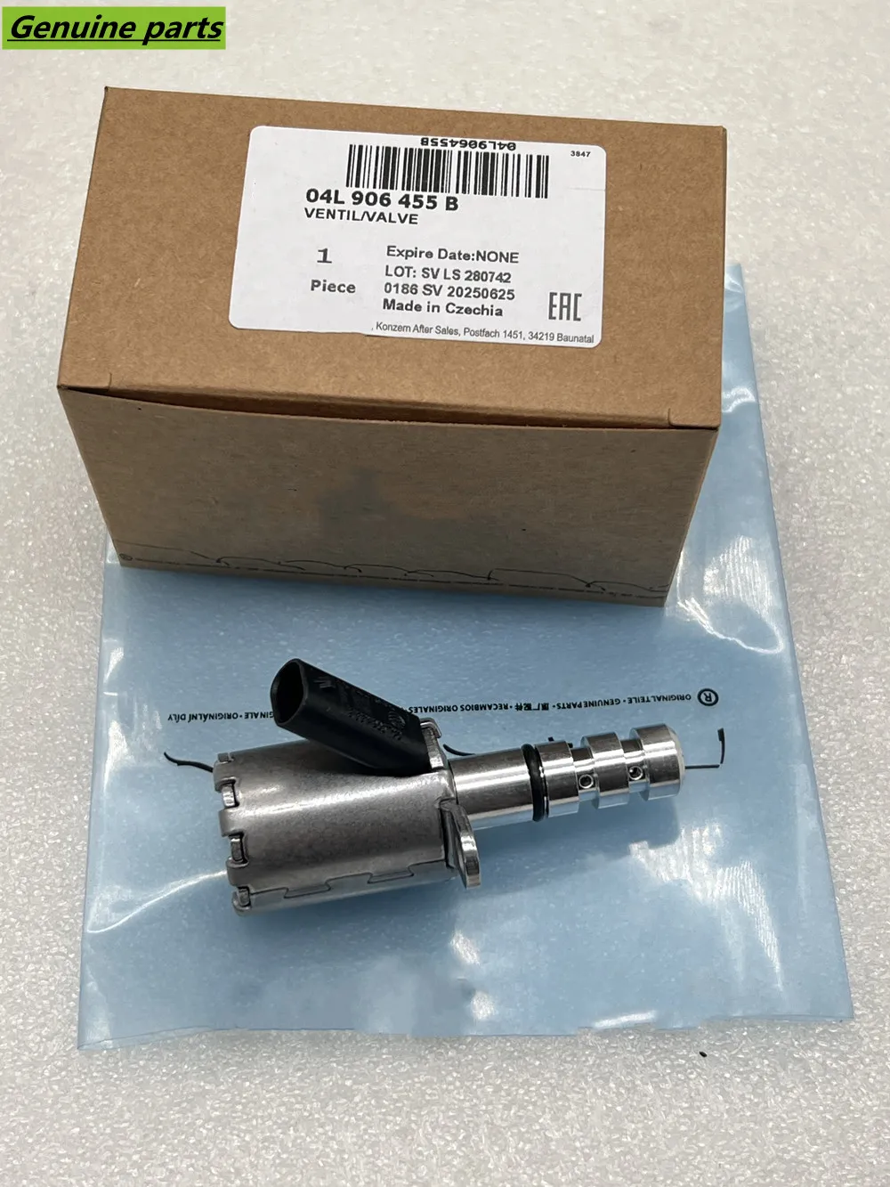 Genuine OEM 04L906455A 04L906455J 04L906455B Operating Valve For Oil Pump For Audi A4 A5 Seat Skoda VW 2007-2024 1.4 1.6 2.0 tdi
Genuine OEM 04L906455A 04L906455J 04L906455B Operating Valve For Oil Pump For Audi A4 A5 Seat Skoda VW 2007-2024 1.4 1.6 2.0 tdi
