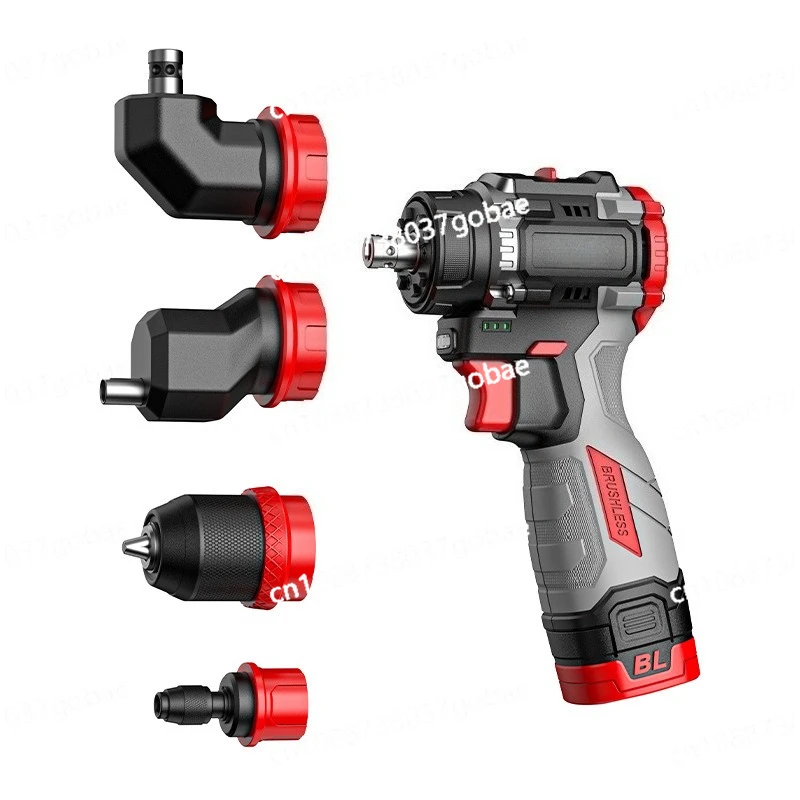 Multi-head Drill Lithium Battery Brushless Hand Drill Quick Change Chuck Electric Screwdriver Tool Multi-function
Multi-head Drill Lithium Battery Brushless Hand Drill Quick Change Chuck Electric Screwdriver Tool Multi-function