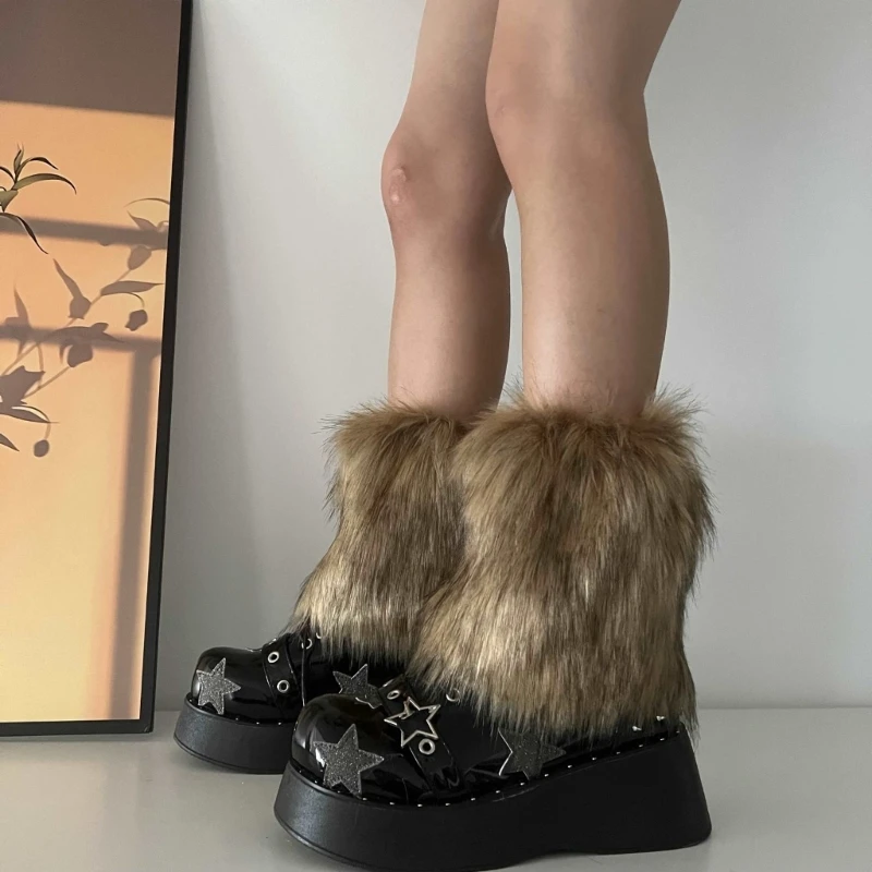 Теплые плюшевые гетры из искусственного меха, 15 см, 3 цвета, для женщин, зимние, без стопы, в стиле Y2K, аксессуары для униформы JK
Теплые плюшевые гетры из искусственного меха, 15 см, 3 цвета, для женщин, зимние, без стопы, в стиле Y2K, аксессуары для униформы JK