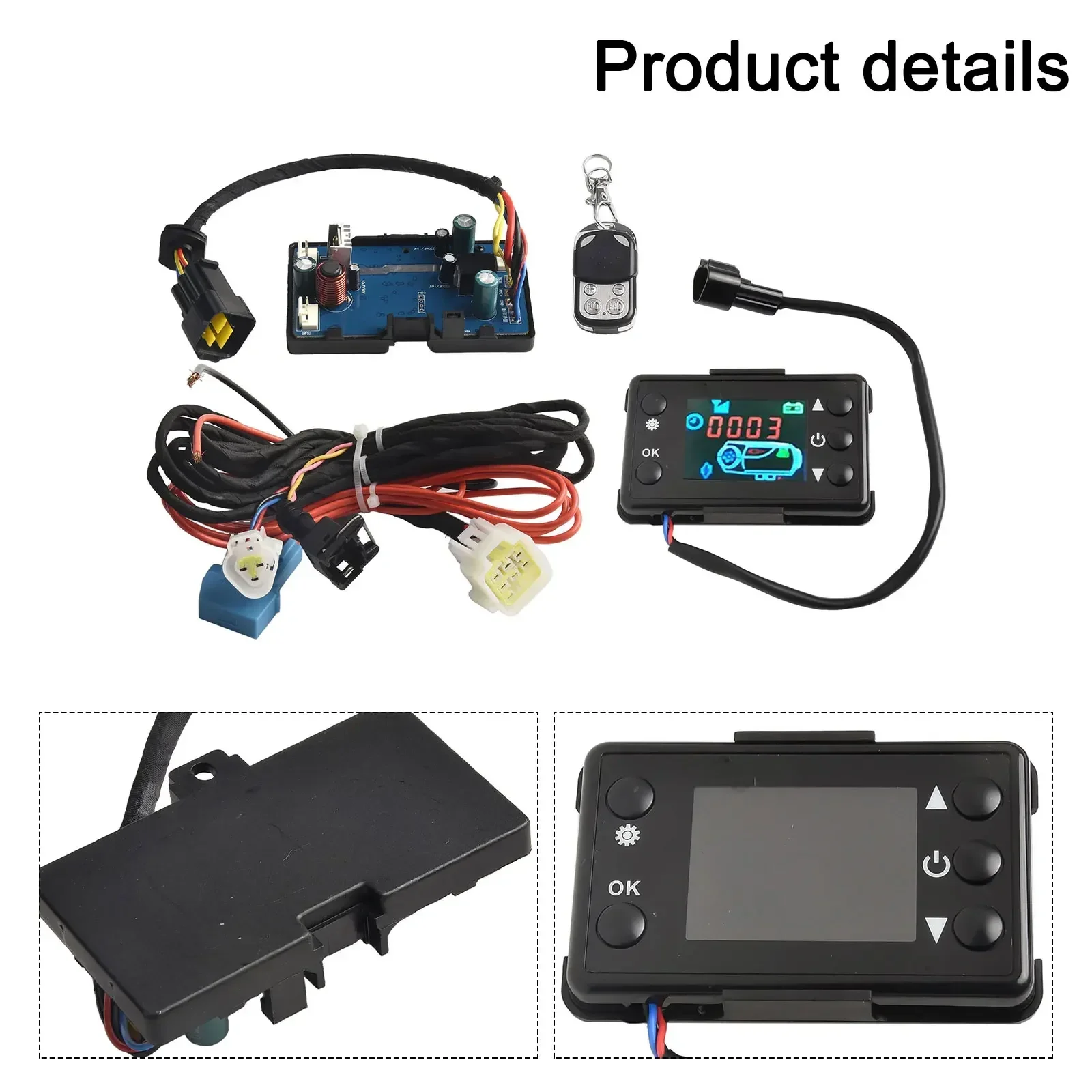 Heating Control Options Remote Control 0.15*0.09*0.11 m Diesel Air Heater Timing Start Stop Manual Fuel Filling
Heating Control Options Remote Control 0.15*0.09*0.11 m Diesel Air Heater Timing Start Stop Manual Fuel Filling