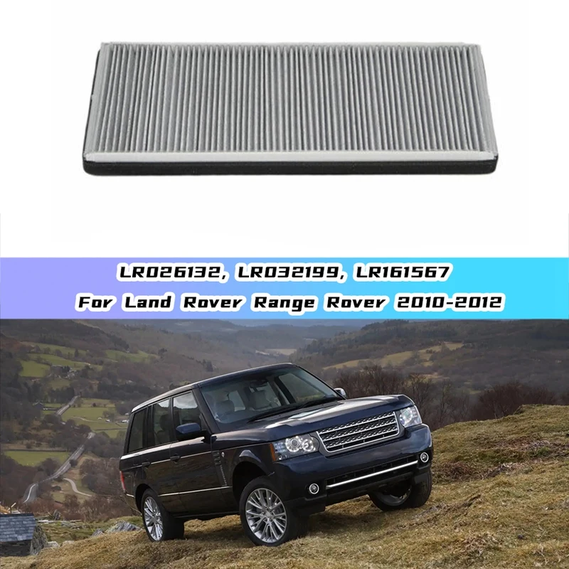 Фильтр воздушной пыльцы салона LR026132 LR032199 LR161567 для Land Rover Range Rover 2010-2012 JMO000010 JME000010
Фильтр воздушной пыльцы салона LR026132 LR032199 LR161567 для Land Rover Range Rover 2010-2012 JMO000010 JME000010