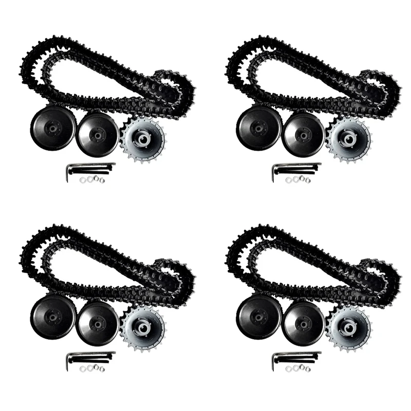 【Flash Sale】4Set Track + Track Drive Wheel / Track Wheel + Bearing Wheel Tank Car Chassis Robot Wall Power Model Kit
【Flash Sale】4Set Track + Track Drive Wheel / Track Wheel + Bearing Wheel Tank Car Chassis Robot Wall Power Model Kit