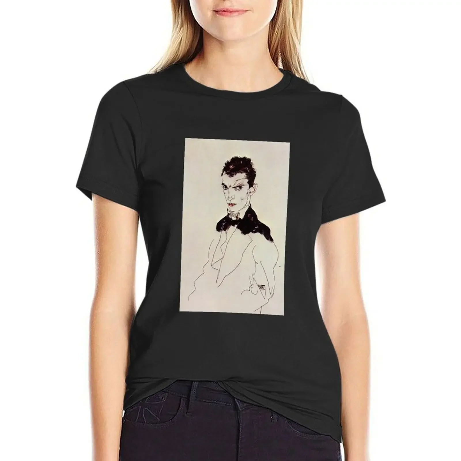 Egon Schiele Goodies - Self Portrait T-Shirt oversized korean fashion tops plain t shirts for Women
Egon Schiele Goodies - Self Portrait T-Shirt oversized korean fashion tops plain t shirts for Women