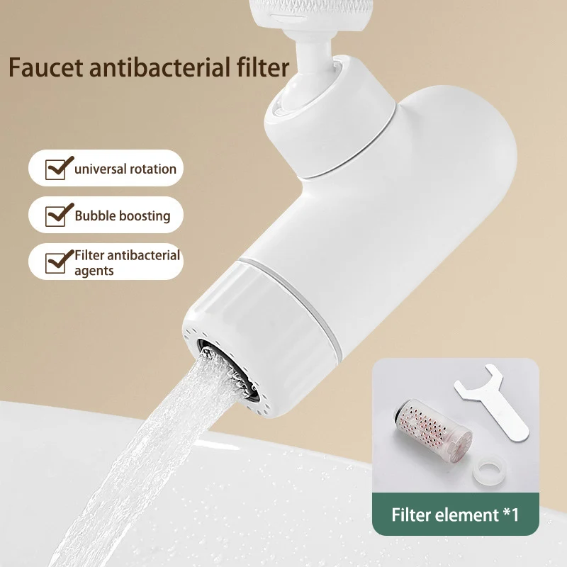 Multifunctional Faucet Filter Household Anti-splash Water Nozzle Bathroom Water Purification Universal Rotating Bubbler
Multifunctional Faucet Filter Household Anti-splash Water Nozzle Bathroom Water Purification Universal Rotating Bubbler