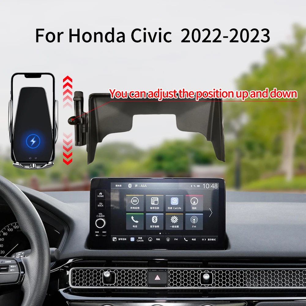 Автомобильный держатель для телефона для Honda Civic 2022-2023 Регулируемый подъемный Штатив для навигационного экрана
Автомобильный держатель для телефона для Honda Civic 2022-2023 Регулируемый подъемный Штатив для навигационного экрана