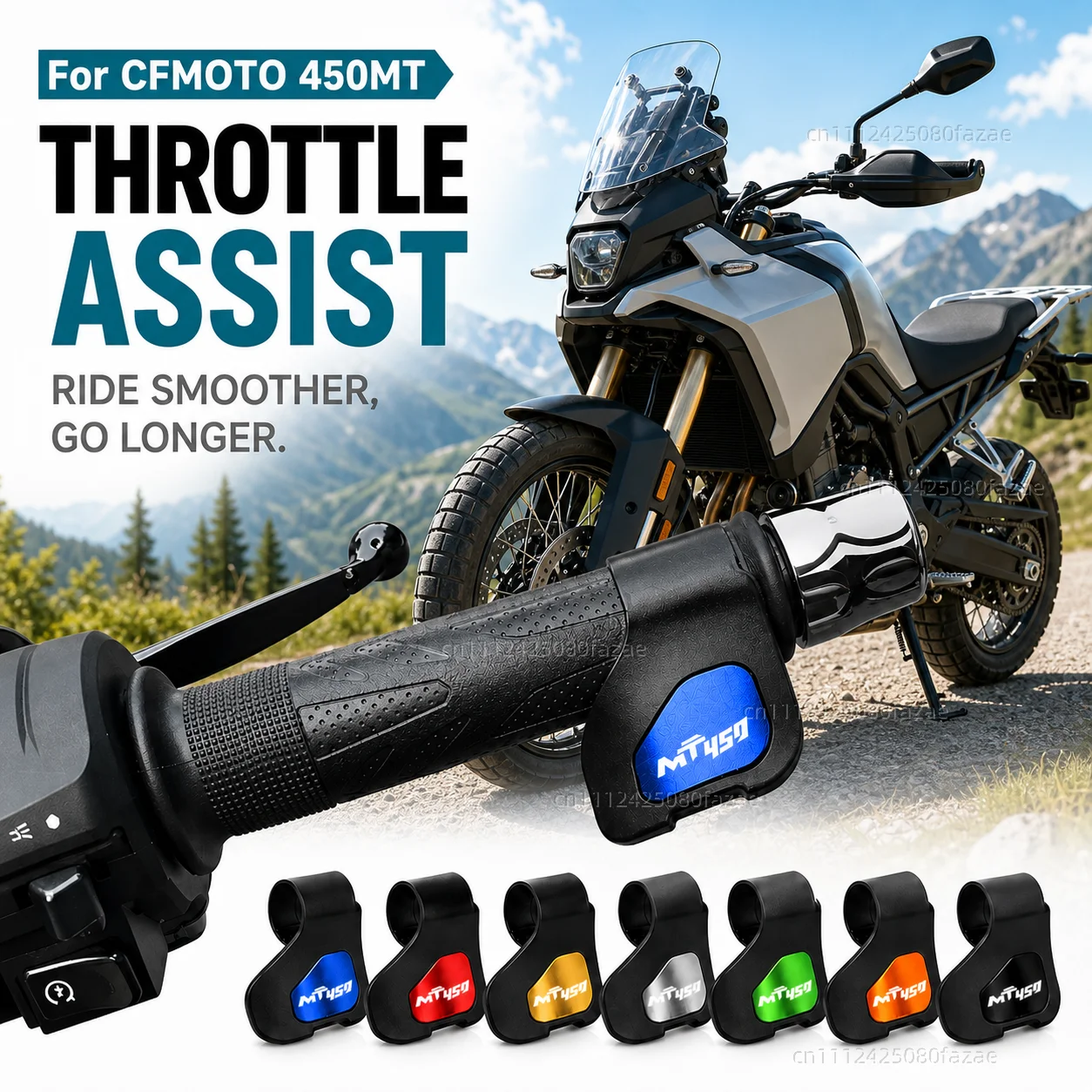 For CFMOTO CF MOTO CF450MT 450MT 450 MT MT450 2024 2025 Motorcycle Throttle Assistant Clip Labor Saver Acceleration Labor-saving
For CFMOTO CF MOTO CF450MT 450MT 450 MT MT450 2024 2025 Motorcycle Throttle Assistant Clip Labor Saver Acceleration Labor-saving