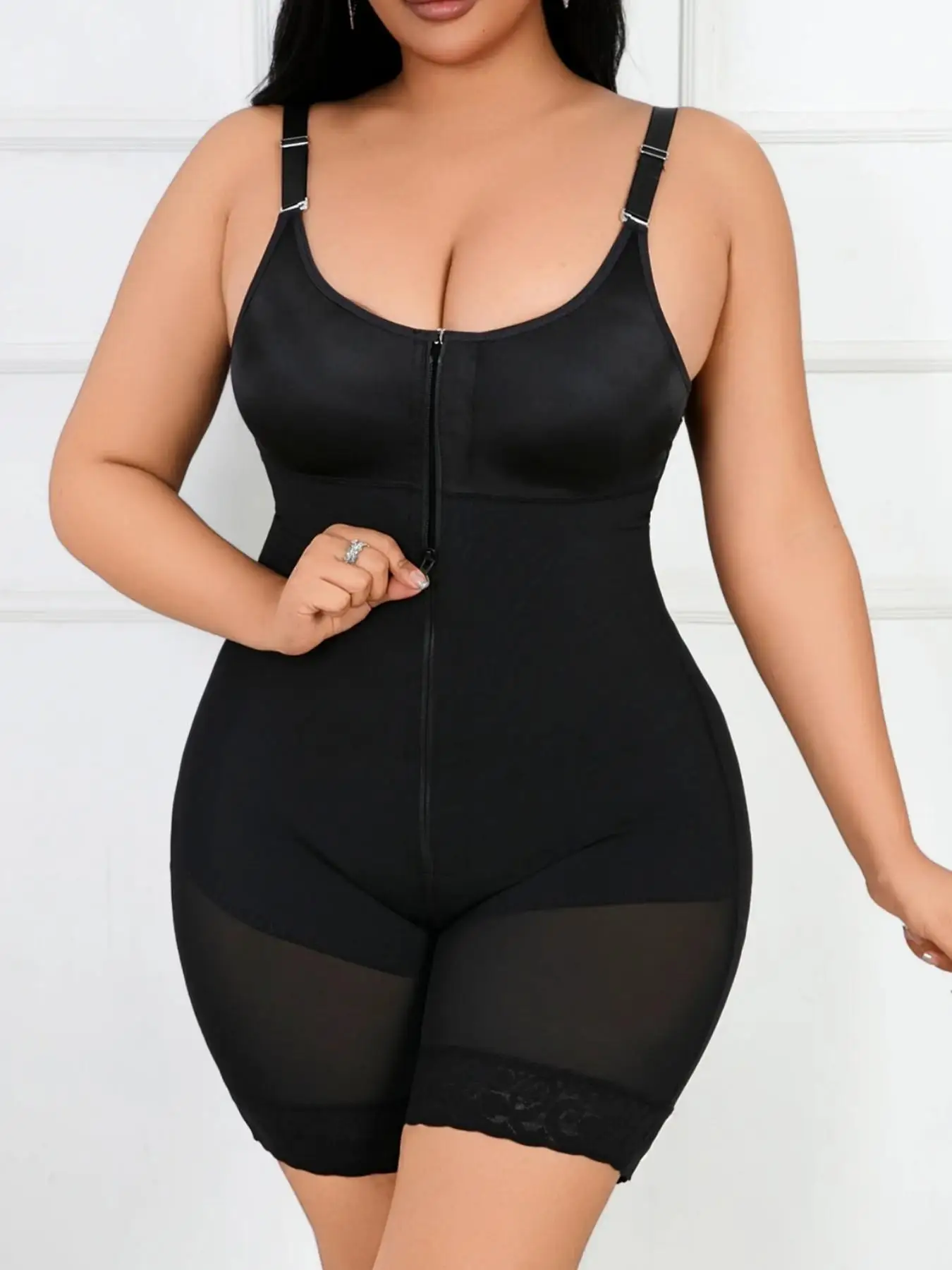 Women's High Compression Shapewear Bodysuit with Zipper Tummy Control Waist Trainer Butt Lifter Slimming Jumpsuit
Women's High Compression Shapewear Bodysuit with Zipper Tummy Control Waist Trainer Butt Lifter Slimming Jumpsuit