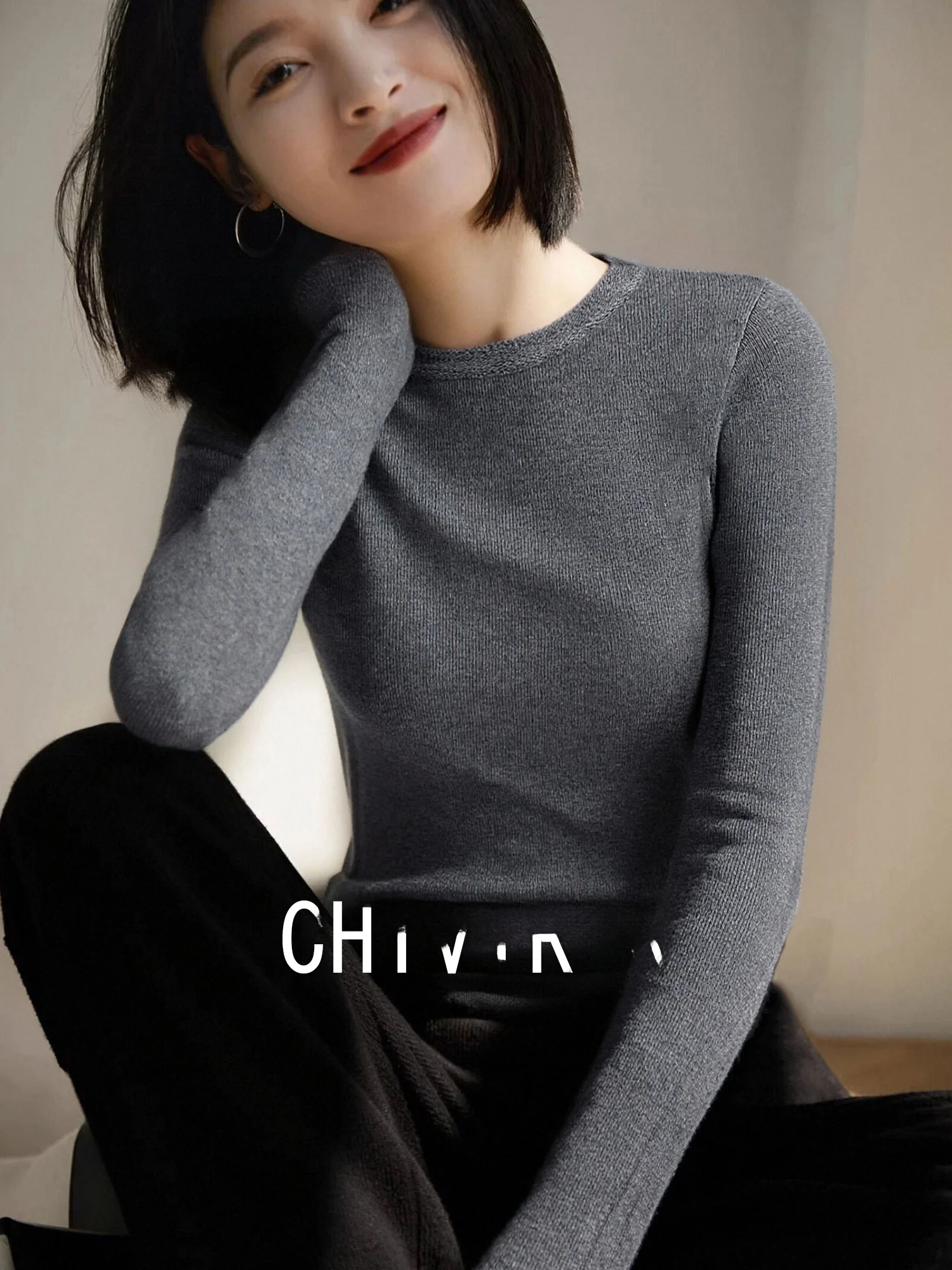 Chivirin mat Sle Women's Long Sve Knitted Wool Sweater round Ne Slim Fit Versatile Base irt Spring Autumn New...
Chivirin mat Sle Women's Long Sve Knitted Wool Sweater round Ne Slim Fit Versatile Base irt Spring Autumn New...