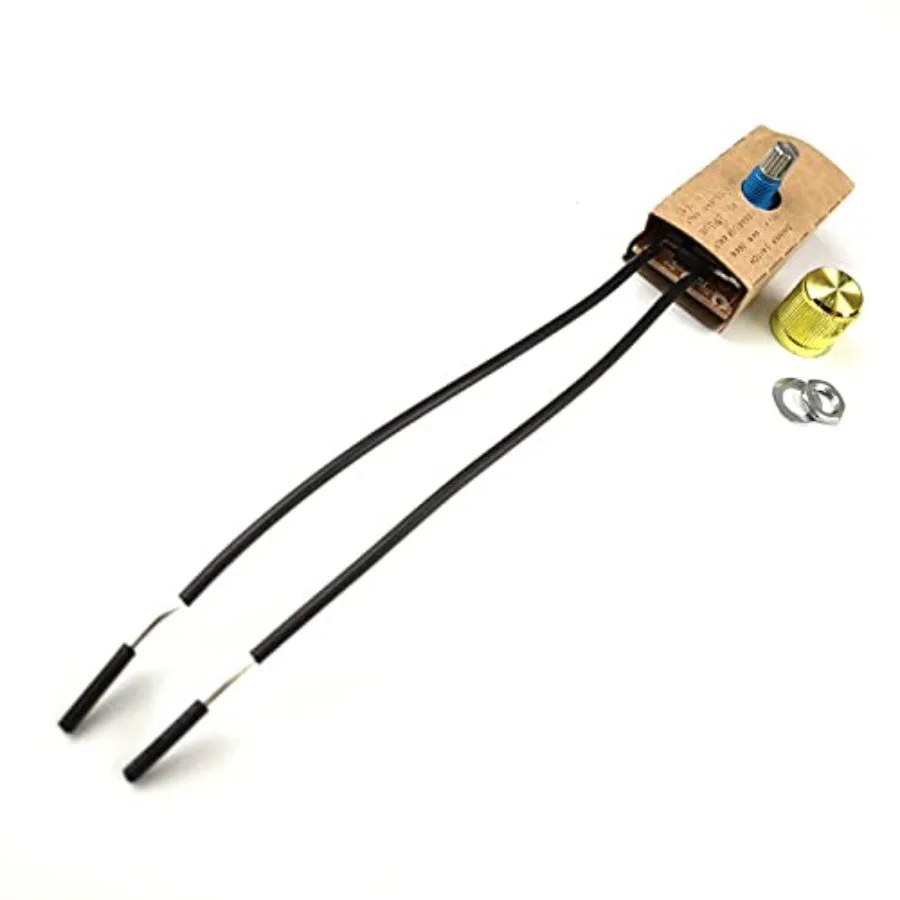 Zing Ear ZE-03 Full Range Inline Table Lamp LED Dimmer Switch Incandescent Light Rotary Replacement Combo Kit 120VAC/240VAC 300
Zing Ear ZE-03 Full Range Inline Table Lamp LED Dimmer Switch Incandescent Light Rotary Replacement Combo Kit 120VAC/240VAC 300