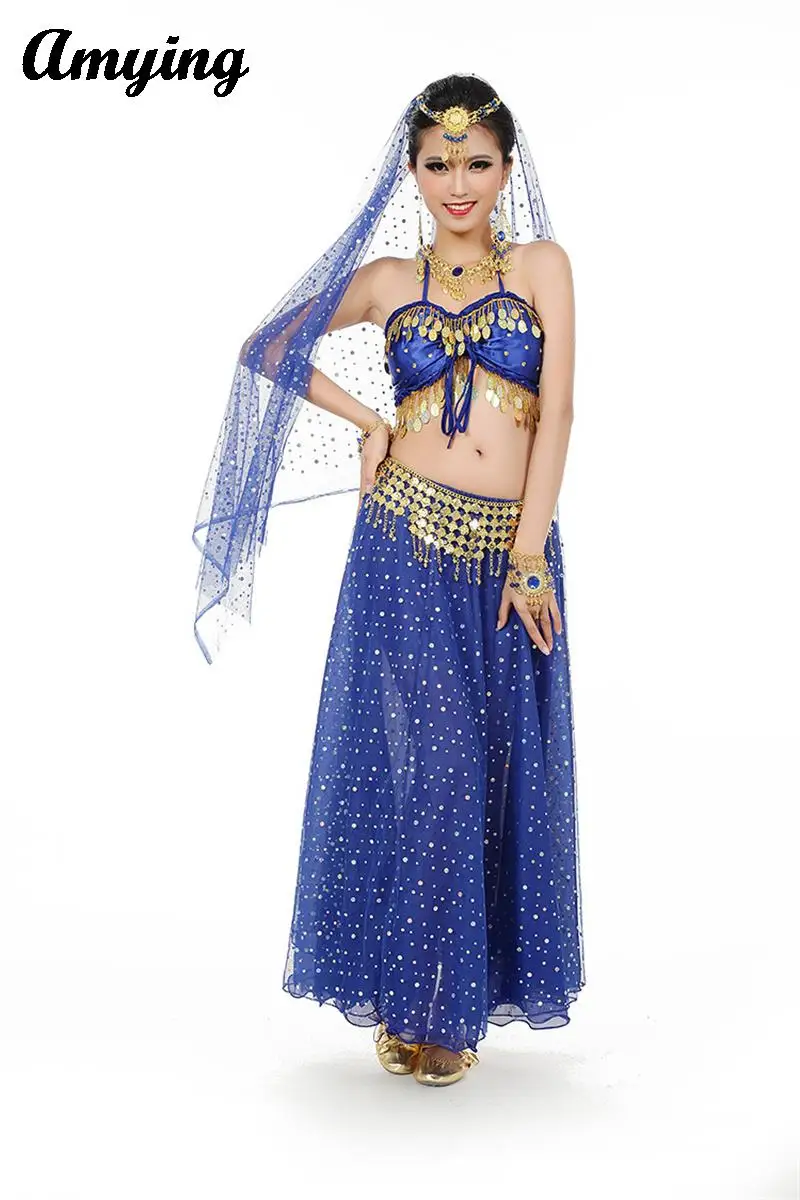 Adult Belly Dance Set Lady Stage Performance Set Headdress+Top+Waist Chain+Skirt Set Sexy Women Oriental Dance Training Clothes
Adult Belly Dance Set Lady Stage Performance Set Headdress+Top+Waist Chain+Skirt Set Sexy Women Oriental Dance Training Clothes