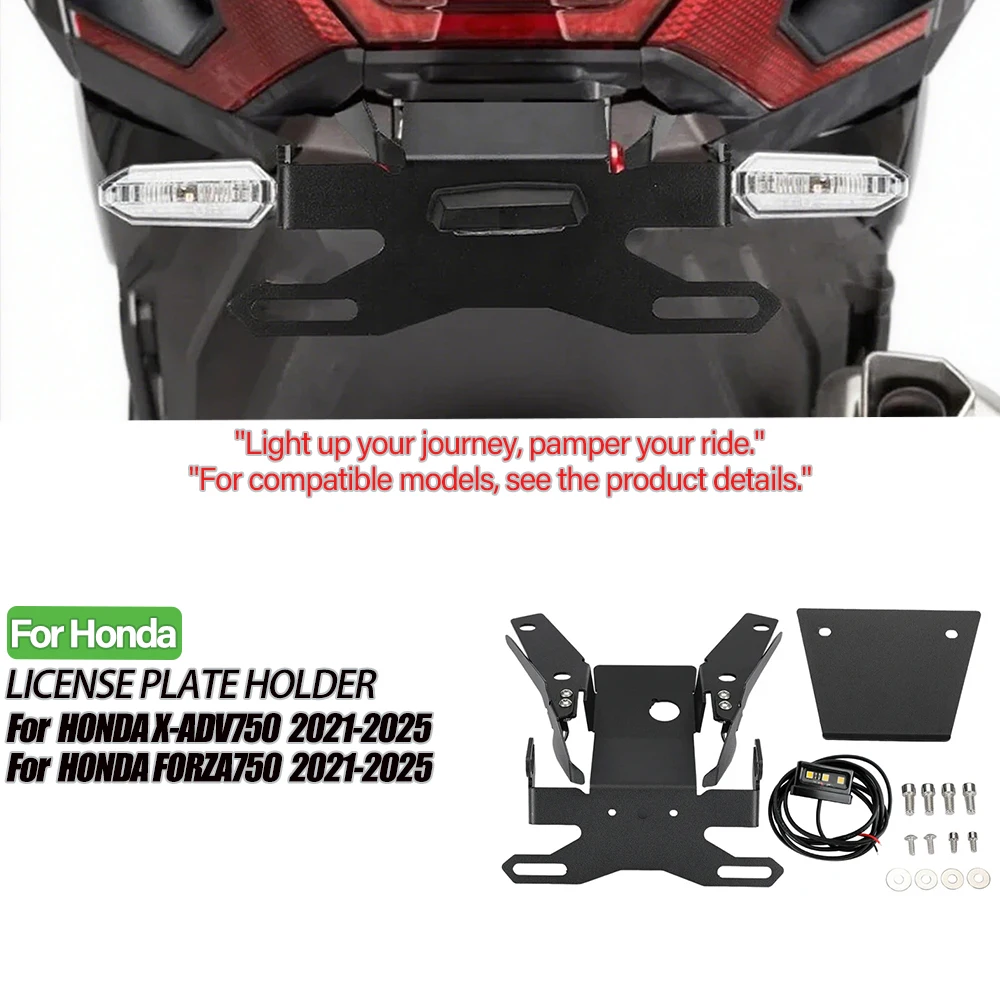 For HONDA X-ADV XADV FORZA 750 X-ADV750 XADV750 FORZA750 21-25 License Plate Holder Fender Eliminator Tail Tidy Bracket With LED
For HONDA X-ADV XADV FORZA 750 X-ADV750 XADV750 FORZA750 21-25 License Plate Holder Fender Eliminator Tail Tidy Bracket With LED