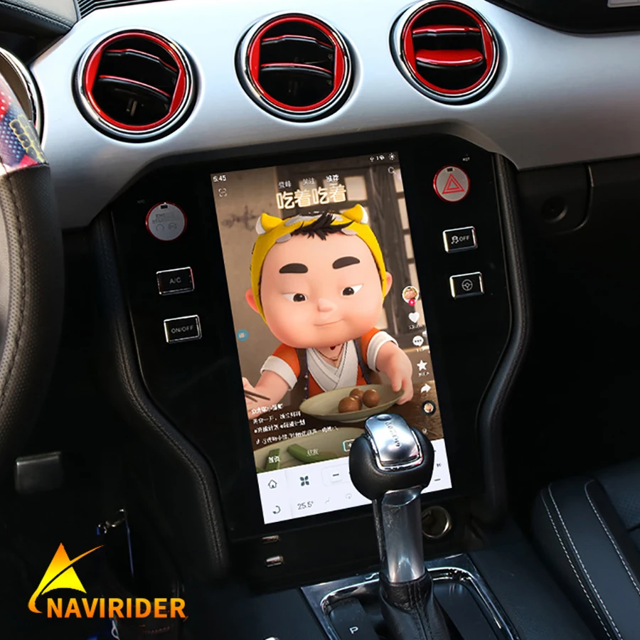 Автомобильный мультимедийный стерео-видеоплеер, экран 11,8 дюйма, Android 11, Tesla, для Ford Mustang 2015-2019, Типоразмер 1DIN
Автомобильный мультимедийный стерео-видеоплеер, экран 11,8 дюйма, Android 11, Tesla, для Ford Mustang 2015-2019, Типоразмер 1DIN