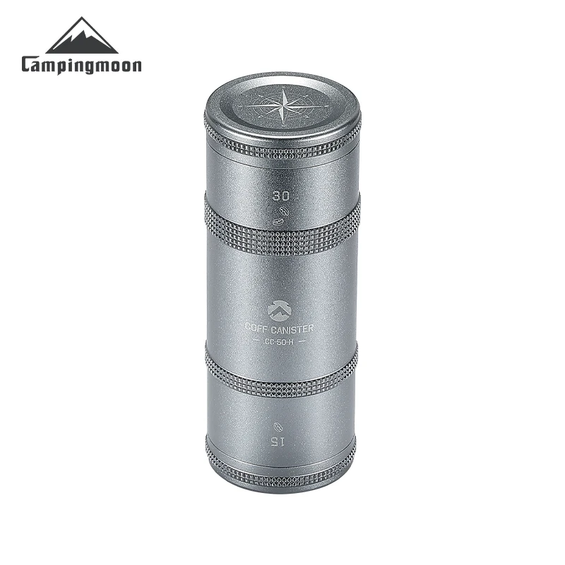 CAMPINGMOON CC-51-H Алюминиевая канистра для кофе, многофункциональная металлическая банка для хранения с уплотнительной крышкой для кухонной кладовой или кемпинга
CAMPINGMOON CC-51-H Алюминиевая канистра для кофе, многофункциональная металлическая банка для хранения с уплотнительной крышкой для кухонной кладовой или кемпинга