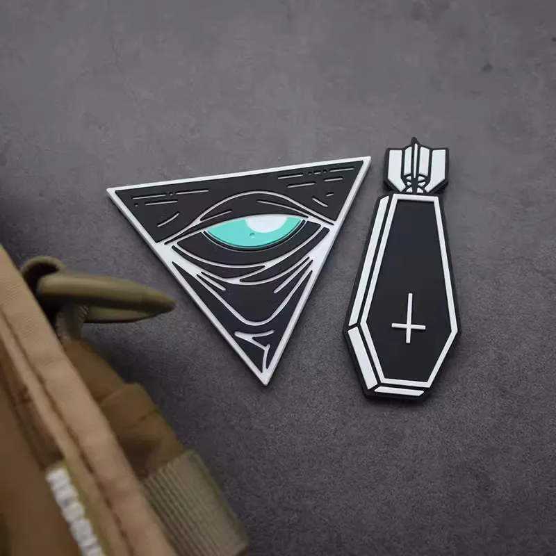 Eye of God PVC Patch EOD Rubber Tactical Badges Black Armband Outdoor Backpack Stickers For Clothing Vest DIY Decal
Eye of God PVC Patch EOD Rubber Tactical Badges Black Armband Outdoor Backpack Stickers For Clothing Vest DIY Decal