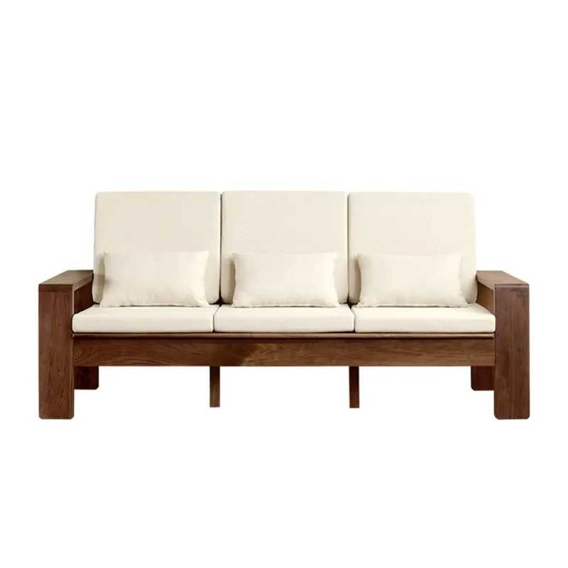 North American black walnut triple sofa cherry wood triple white oak sofa designer practical goods
North American black walnut triple sofa cherry wood triple white oak sofa designer practical goods