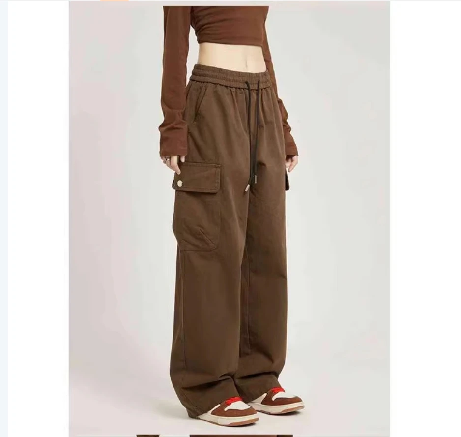 High waisted high street loose work pants hip hop women's work pants fashionable retro handsome dopamine wide leg casual pants
High waisted high street loose work pants hip hop women's work pants fashionable retro handsome dopamine wide leg casual pants