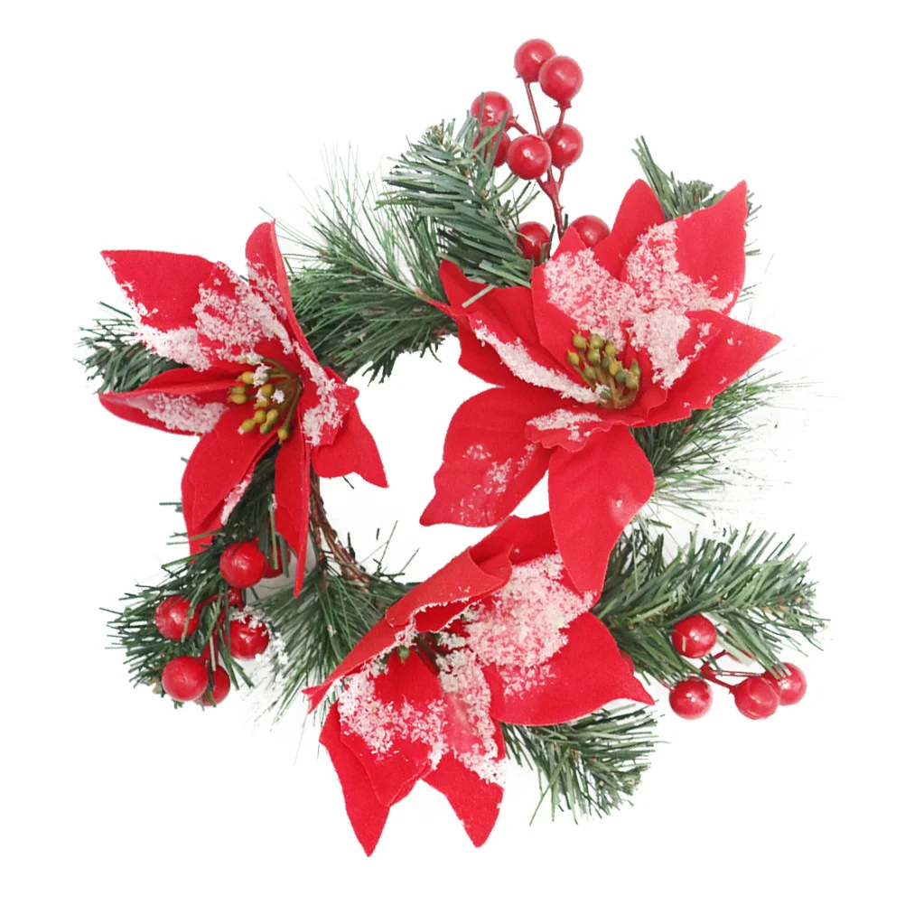 Wreath Xmas Simulation Berry Pine Needles Garland Table Decor Home Wedding Gift Elegant Charm Christmas Rings
Wreath Xmas Simulation Berry Pine Needles Garland Table Decor Home Wedding Gift Elegant Charm Christmas Rings