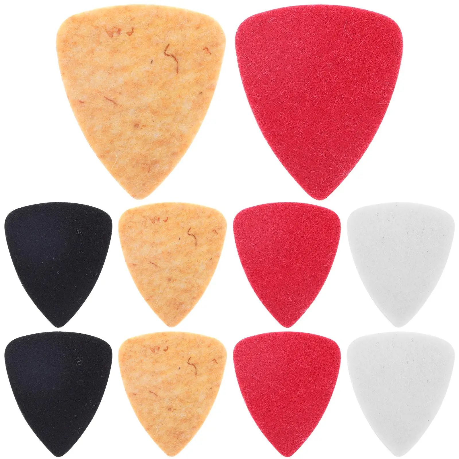 10 Pcs Guitar Picks Felt Ukulele Medium Accessories Comfortable Smooth Non Slippery Mellow Sound Low Tension Instruments Gifts
10 Pcs Guitar Picks Felt Ukulele Medium Accessories Comfortable Smooth Non Slippery Mellow Sound Low Tension Instruments Gifts