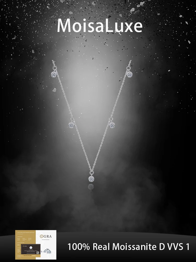 MoisaLuxe Official Store Moissanite Plata Sterling 925 Silver Fashion Jewelry Simple Gypsy Collarbone Chain Pendant Necklace
MoisaLuxe Official Store Moissanite Plata Sterling 925 Silver Fashion Jewelry Simple Gypsy Collarbone Chain Pendant Necklace