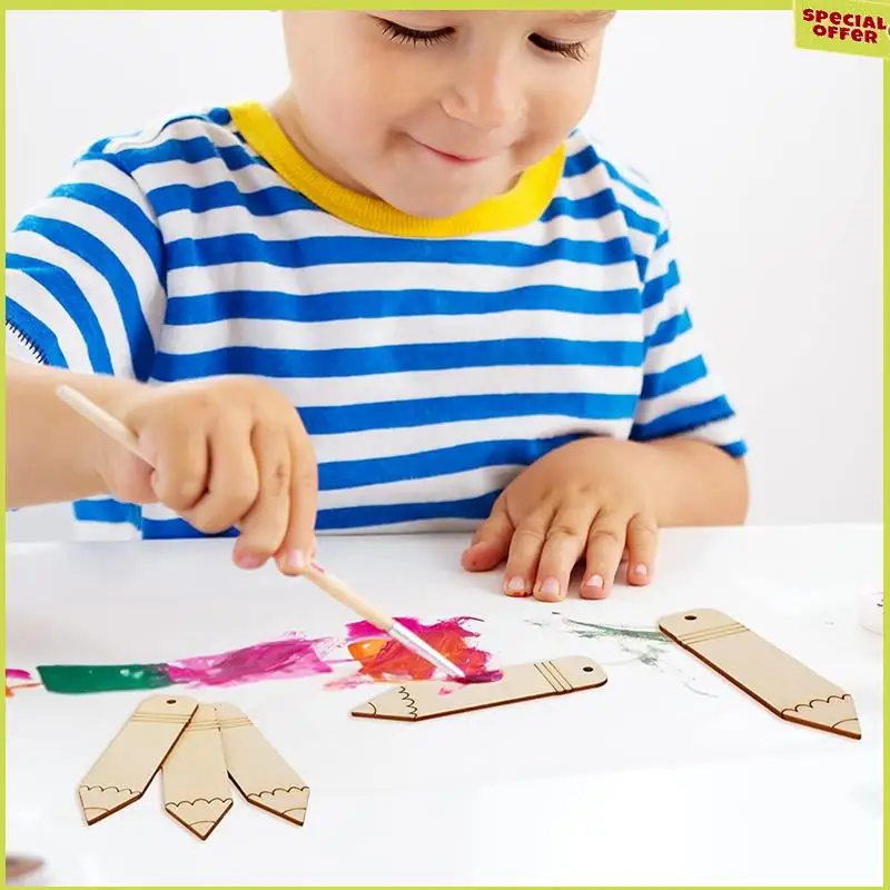A34R 60PCS Blank Bookmark Crafts Wood Cutouts Pencil Crafts Unfinished Slice For Holidays Birthdays Parties Baby Showers Days Du
A34R 60PCS Blank Bookmark Crafts Wood Cutouts Pencil Crafts Unfinished Slice For Holidays Birthdays Parties Baby Showers Days Du