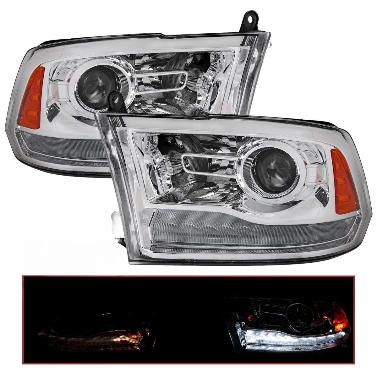 Fits 2009-2024 Ram 1500 2500 LED Projector Headlights Sequential Signal Lamps
Fits 2009-2024 Ram 1500 2500 LED Projector Headlights Sequential Signal Lamps
