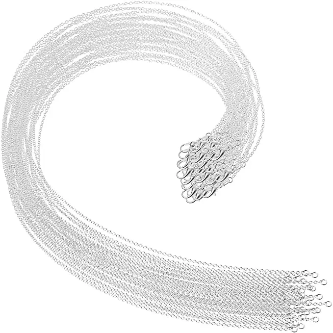 30PCS 925 Sterling Silver chains necklace for women men jewelry set fashion party luxury designer wedding accessories gifts
30PCS 925 Sterling Silver chains necklace for women men jewelry set fashion party luxury designer wedding accessories gifts