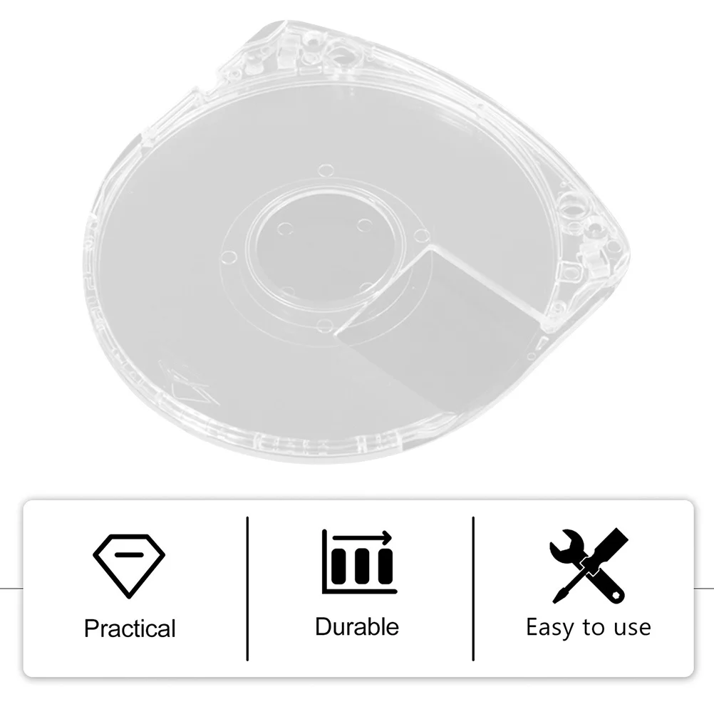 10pcs Game Disc Case Clear Acrylic Durable Storage For Games Protective Shell Disc Cartridge Case Cable Adapter Accessory