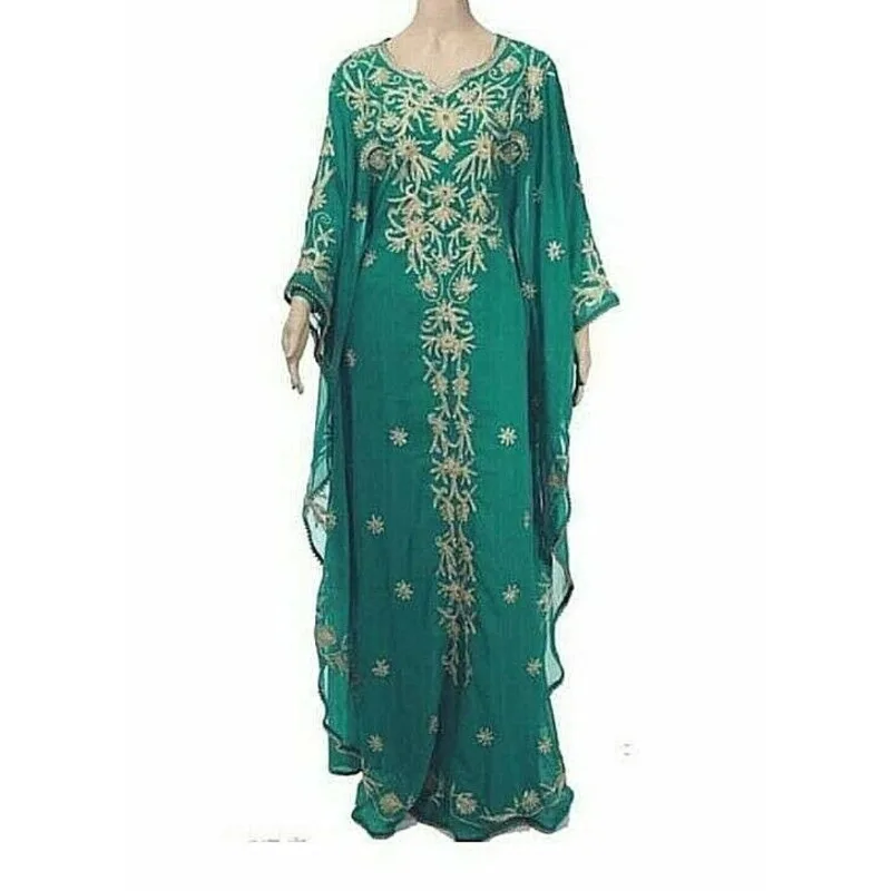 New Moroccan Dubai Kaftans Farasha Abaya Dress Very Fancy Long Gown 56 Inches Women Long Dress
New Moroccan Dubai Kaftans Farasha Abaya Dress Very Fancy Long Gown 56 Inches Women Long Dress