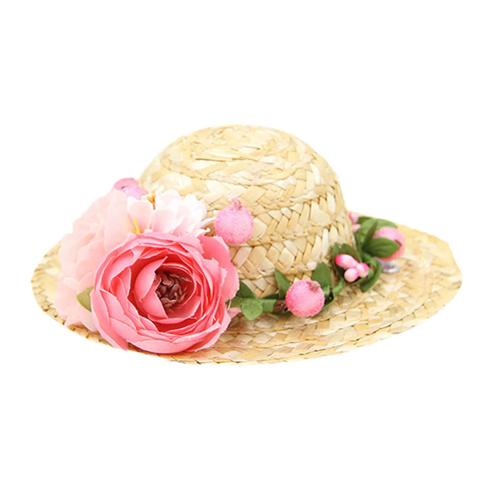 Creative Pet Dog Straw Woven Hat Flower Design Soft Comfortable Photo Prop For Birthday Party Masquerade Parade (Size S)
Creative Pet Dog Straw Woven Hat Flower Design Soft Comfortable Photo Prop For Birthday Party Masquerade Parade (Size S)