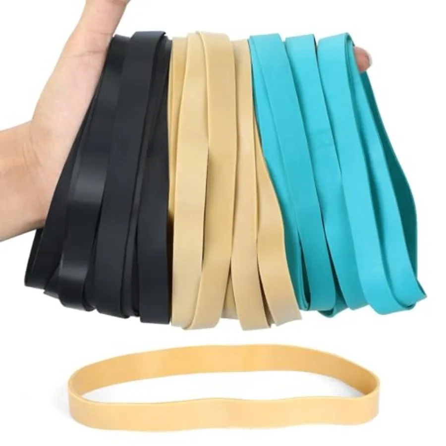 Heavy Duty Thick Rubber Bands, 36Pcs Large Wide Big Rubber Bands for Office Supplies, Industrial and Power Wheels Traction, Siz
Heavy Duty Thick Rubber Bands, 36Pcs Large Wide Big Rubber Bands for Office Supplies, Industrial and Power Wheels Traction, Siz