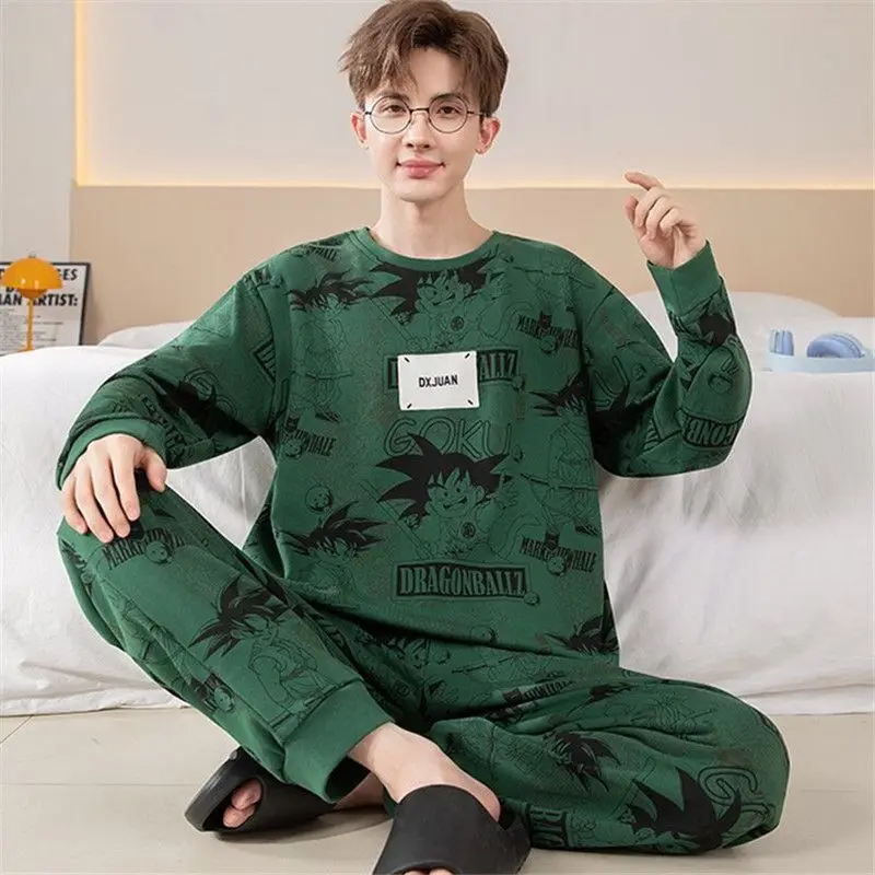 Cartoon Men's Dragon Ball Goku Pajama Set 2Pcs Long Sleeve Cotton Anime Print Loungewear Casual Soft Sleepwear Kawaii Comfort
Cartoon Men's Dragon Ball Goku Pajama Set 2Pcs Long Sleeve Cotton Anime Print Loungewear Casual Soft Sleepwear Kawaii Comfort