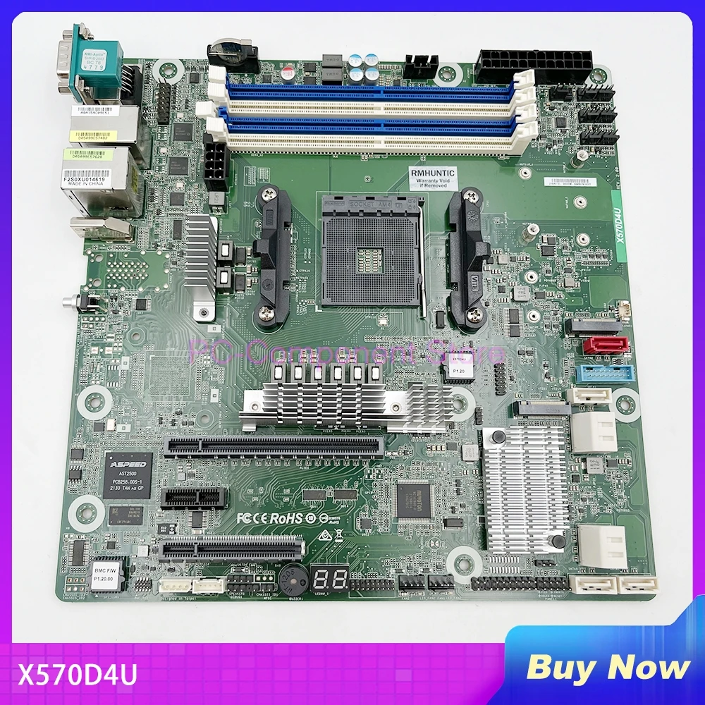 Новая серверная материнская плата для AsRock поддерживает Ryzen 5000 AM4 PGA 1331 DDR4 X570D4U
Новая серверная материнская плата для AsRock поддерживает Ryzen 5000 AM4 PGA 1331 DDR4 X570D4U