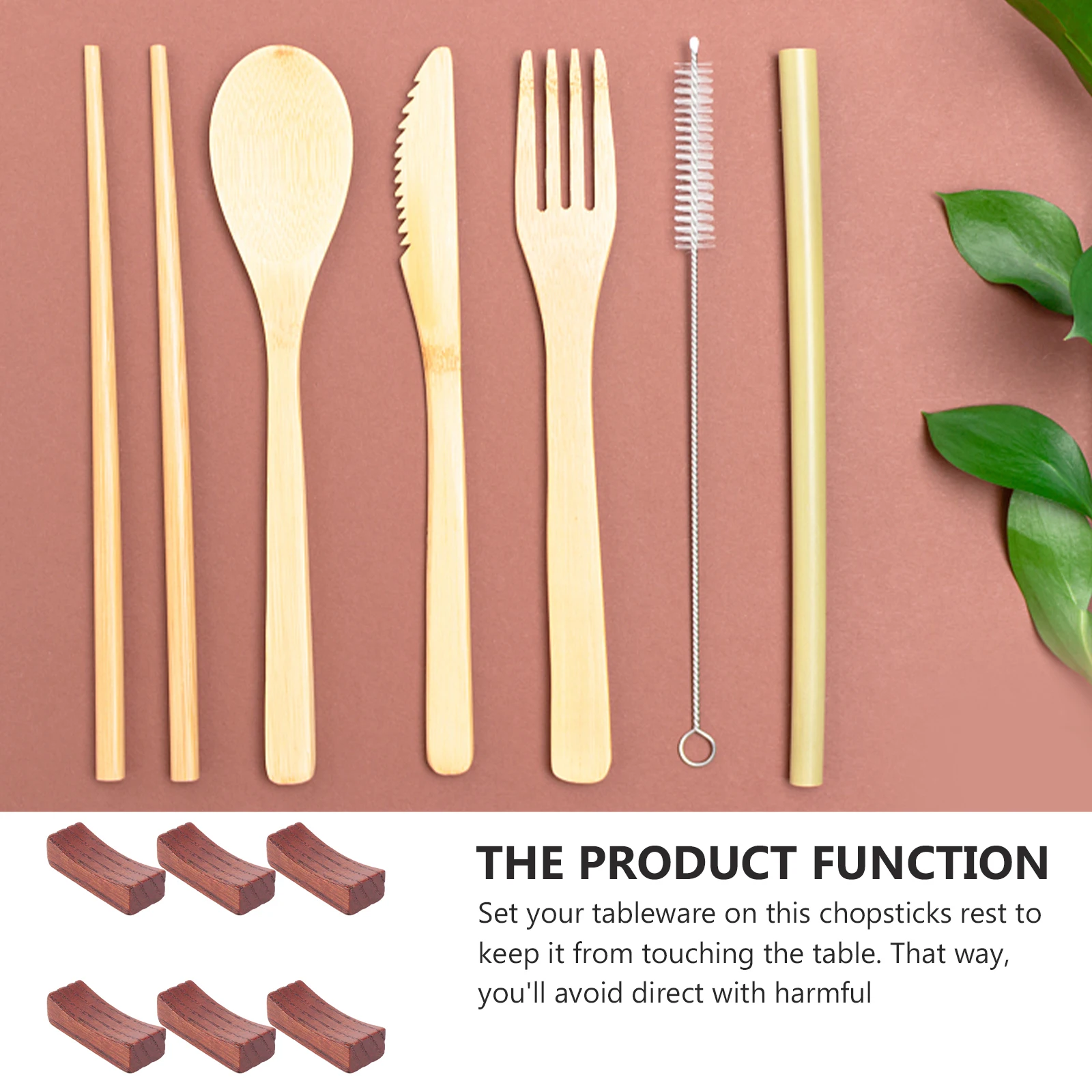 6 pcs Wooden Chopstick Holder Pillow Shape Tableware Rest Stand For Forks Spoons Natural Color Heavy Duty Dinnerware 
6 pcs Wooden Chopstick Holder Pillow Shape Tableware Rest Stand For Forks Spoons Natural Color Heavy Duty Dinnerware