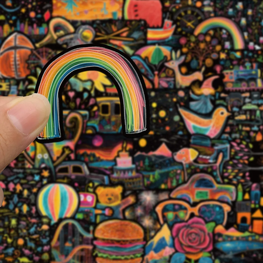 10/30/53PCS Cute Cartoon Childlike Stickers Rainbow Animal Flower DIY Water Cup Guitar Stationery Phone Luggage Decoration Decal
10/30/53PCS Cute Cartoon Childlike Stickers Rainbow Animal Flower DIY Water Cup Guitar Stationery Phone Luggage Decoration Decal