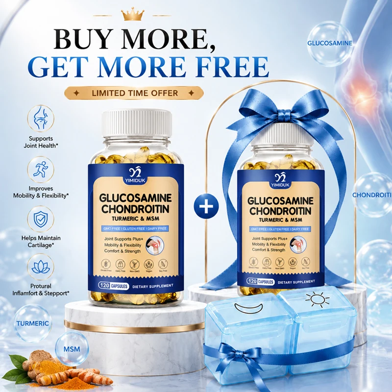 Advanced Joint Supplements, with Glucosamine HCI & Hyaluronic Acid, Secure Ligaments, Enhance Flexibility, Boost Antioxidation
Advanced Joint Supplements, with Glucosamine HCI & Hyaluronic Acid, Secure Ligaments, Enhance Flexibility, Boost Antioxidation