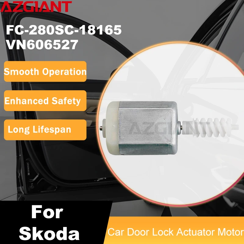 AZGIANT Car Door lock with adjusting motor FC-280SC-18165 VN606527 For Skoda Citigo/Enyaq IV 5AC 5AZ car gadgets
AZGIANT Car Door lock with adjusting motor FC-280SC-18165 VN606527 For Skoda Citigo/Enyaq IV 5AC 5AZ car gadgets