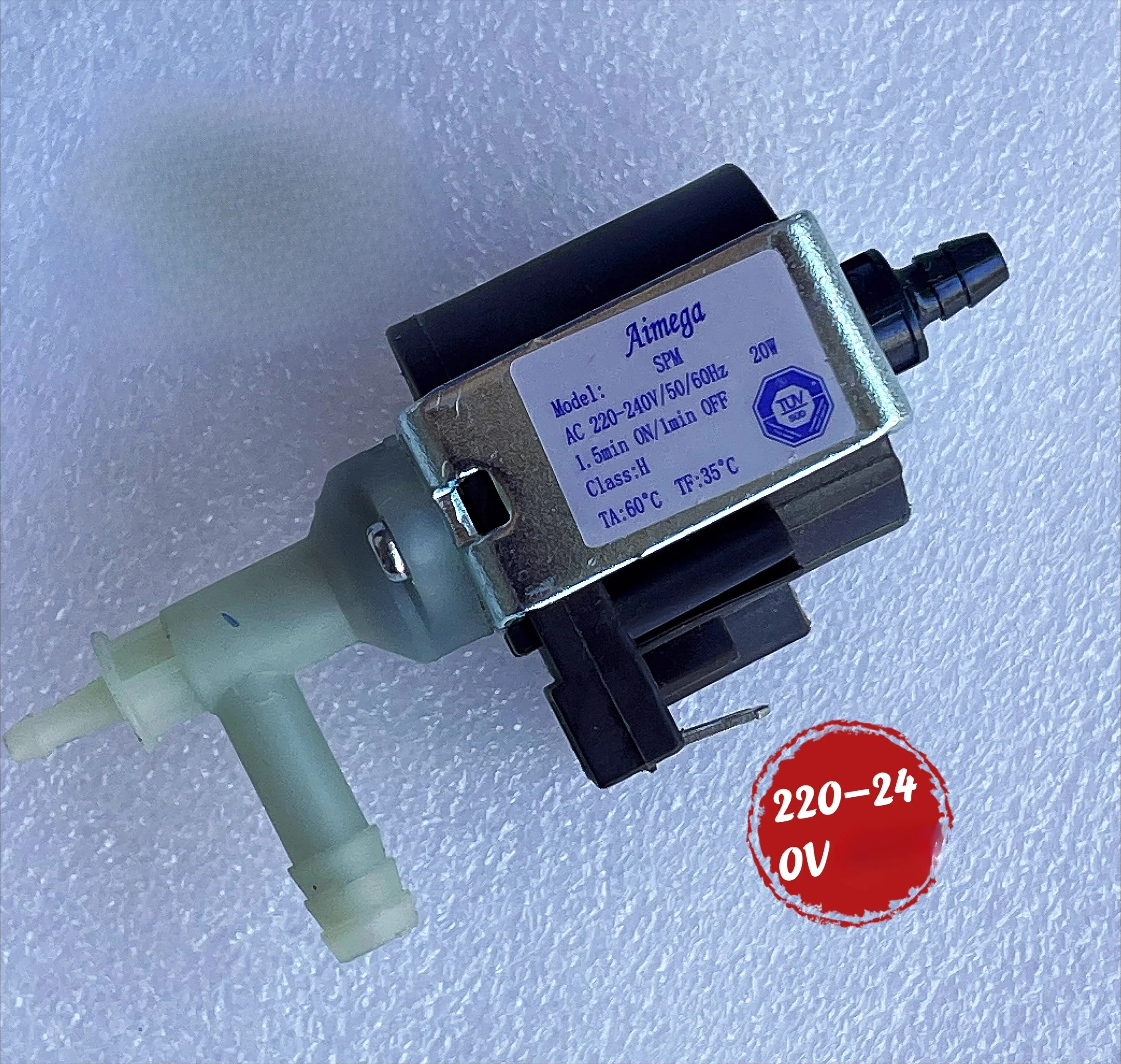 Suitable for SALAV 220-240V/50Hz 20W miniature electromagnetic pump steam cleaner water pump
Suitable for SALAV 220-240V/50Hz 20W miniature electromagnetic pump steam cleaner water pump
