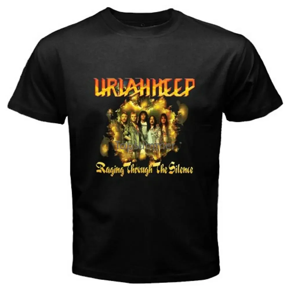 New Uriah Heep Raging Through The Silence Logo Mens Black T-Shirt Size S-3Xl
New Uriah Heep Raging Through The Silence Logo Mens Black T-Shirt Size S-3Xl