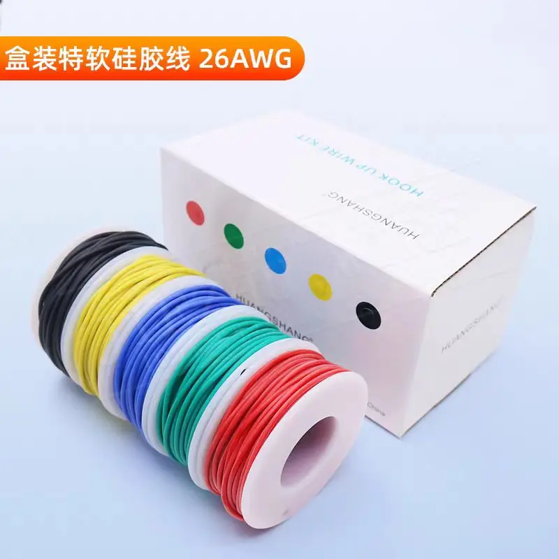 30awg мягкий силикон 250 м/коробка OK провод печатная плата печатная плата летающая перемычка сварочная луженая медная упаковка нагревательные электрические кабели
30awg мягкий силикон 250 м/коробка OK провод печатная плата печатная плата летающая перемычка сварочная луженая медная упаковка нагревательные электрические кабели