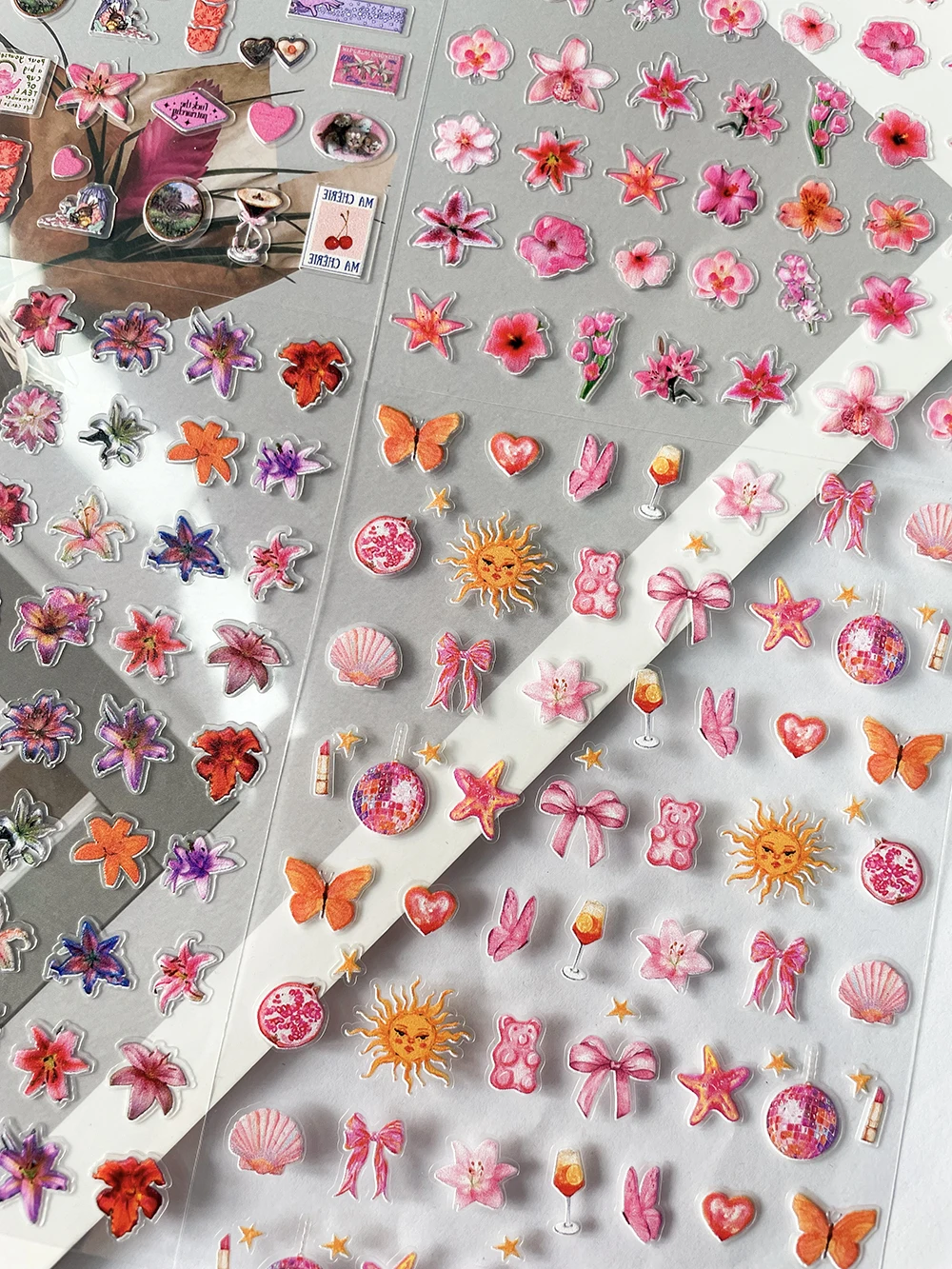 3D Flower Series Self-Adhesive Nail Art Stickers Black Gold Leopard Print Romantic Sweet Flower Stationery Stickers Decoration
3D Flower Series Self-Adhesive Nail Art Stickers Black Gold Leopard Print Romantic Sweet Flower Stationery Stickers Decoration