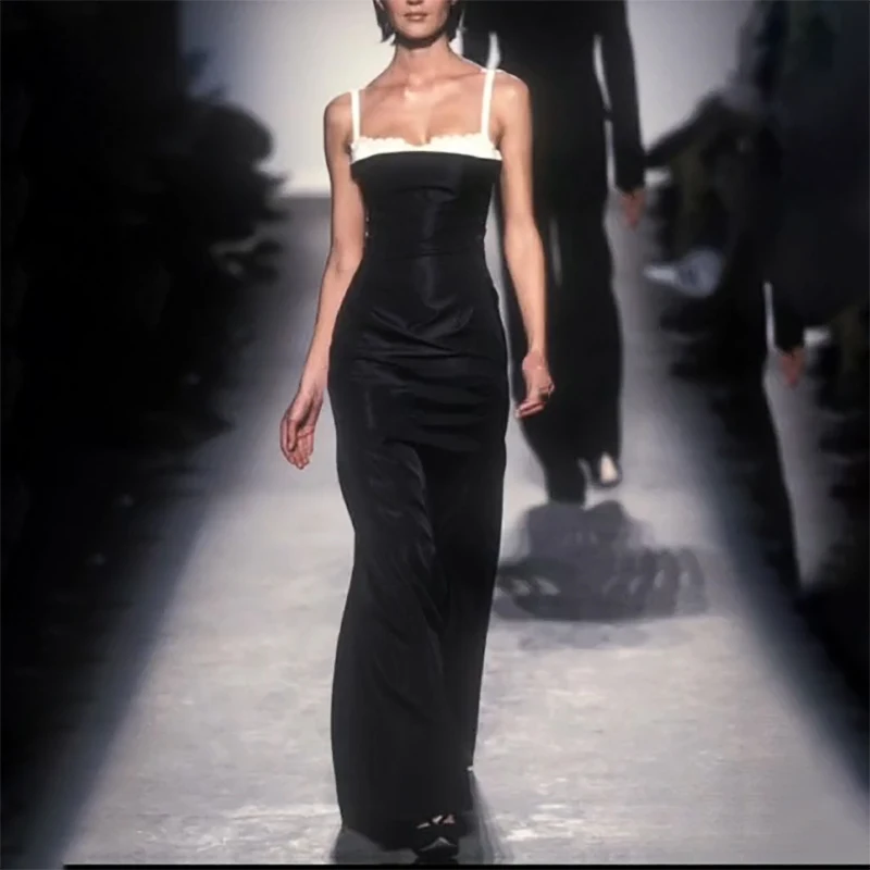 Fashion Black And White spaghetti-straps Formal Evening Dresses فساتين سهرة Women Sexy Tight Fitting Party Dresses
Fashion Black And White spaghetti-straps Formal Evening Dresses فساتين سهرة Women Sexy Tight Fitting Party Dresses