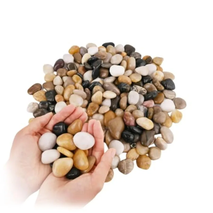 8 s Natural River Rocks -2 Inch Polished Pebbles Decorative Stones Landscape Rocks Pebbles for Indoor Plants Rocks for Landscap
8 s Natural River Rocks -2 Inch Polished Pebbles Decorative Stones Landscape Rocks Pebbles for Indoor Plants Rocks for Landscap