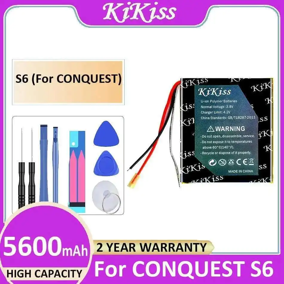 5600 мАч для Conquest S6 безопасный аккумулятор для мобильного телефона с быстрой зарядкой
5600 мАч для Conquest S6 безопасный аккумулятор для мобильного телефона с быстрой зарядкой