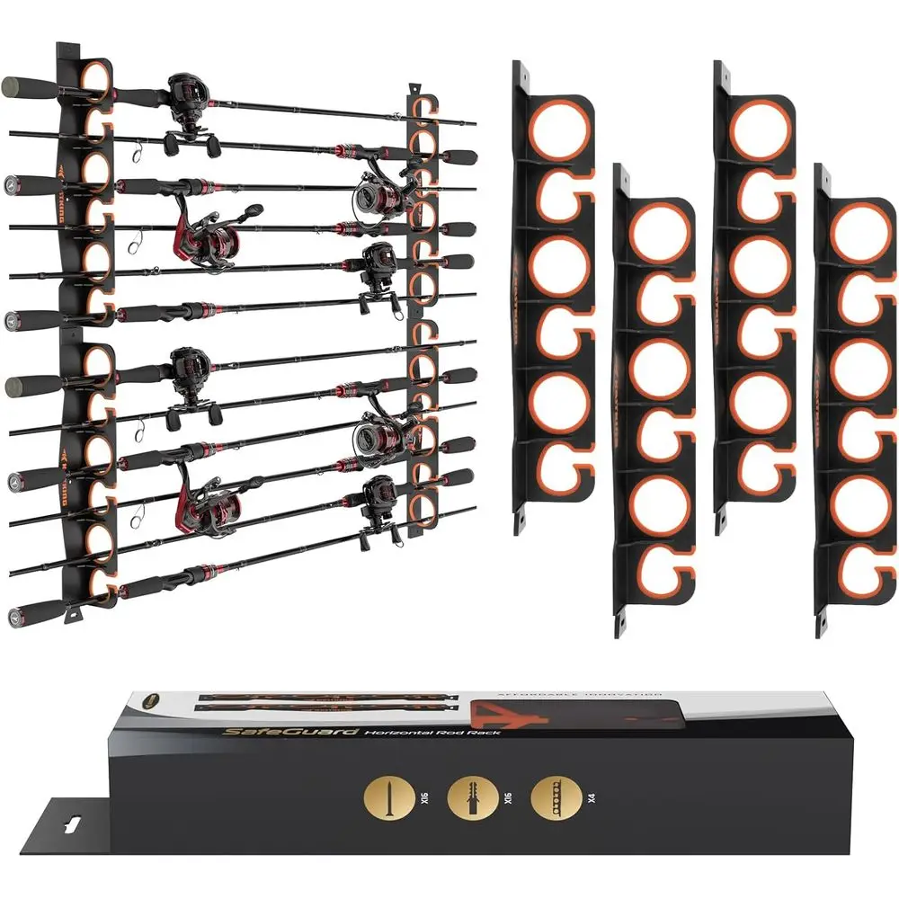 KastKing SaeGuard ishing Rod Holder or Garage, Wall or Ceiling Mounted ishing Rod Rack Storage Organizer, ishing Pole Holder Hol
KastKing SaeGuard ishing Rod Holder or Garage, Wall or Ceiling Mounted ishing Rod Rack Storage Organizer, ishing Pole Holder Hol