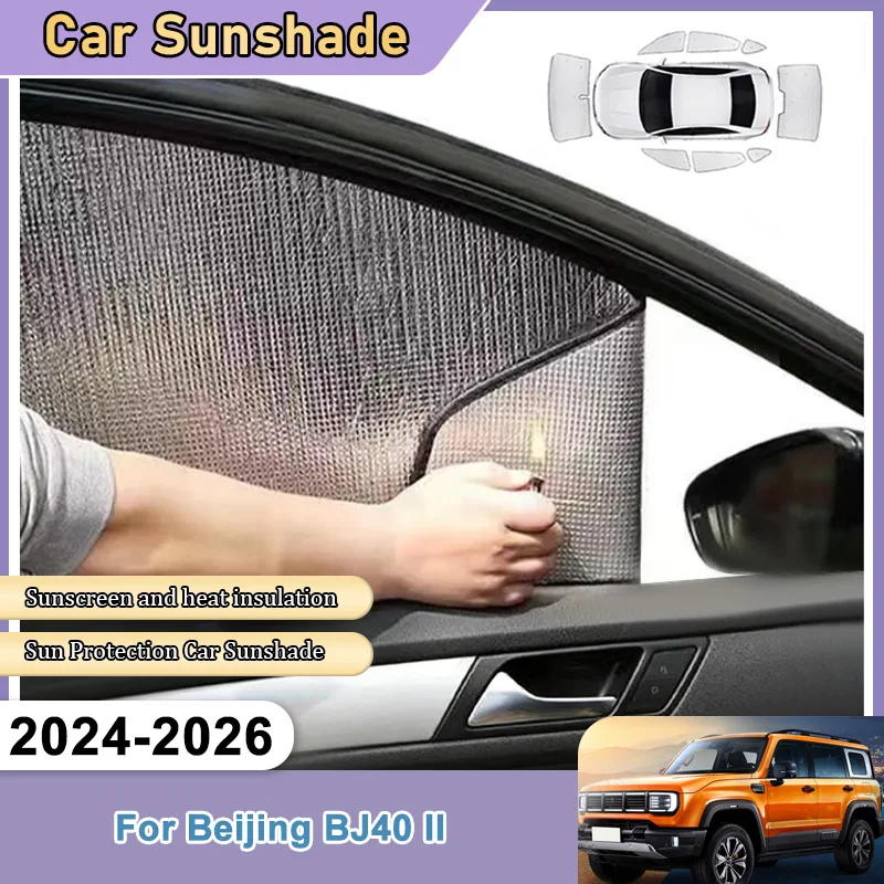 For Beijing BJ40 II 2024 2025 2026 Full Coverage Car Sunshade Sun Protection Windshields Side Windows Anti-UV Visor Accessories
For Beijing BJ40 II 2024 2025 2026 Full Coverage Car Sunshade Sun Protection Windshields Side Windows Anti-UV Visor Accessories