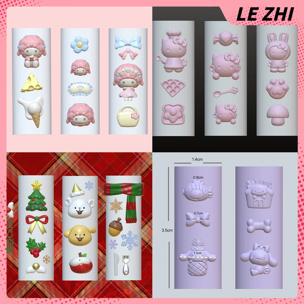 Sweet Kt Cat Cinnamoroll 3D Silicone Nail Art Mold Decorations Kawaii Rabbit Sheep Bow Flower Nails Mold Christmas Gifts
Sweet Kt Cat Cinnamoroll 3D Silicone Nail Art Mold Decorations Kawaii Rabbit Sheep Bow Flower Nails Mold Christmas Gifts