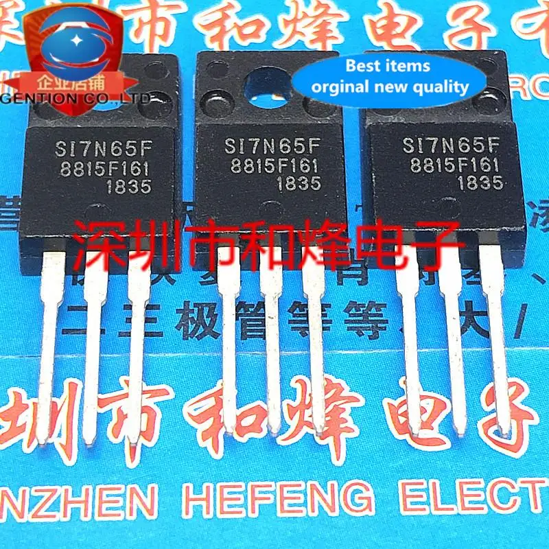 10 шт. 100% оригинал, новый SI7N65F TO-220F
10 шт. 100% оригинал, новый SI7N65F TO-220F